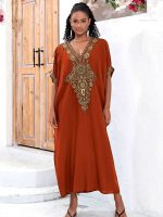 Djellaba marocaine orange de chez Zara