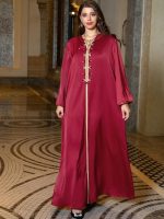 Djellaba marocaine traditionnelle Grenat Sublime