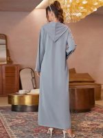 Style culturel marocain, djellaba Perle Grise