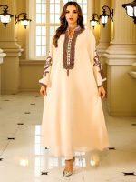 Djellaba femme marocaine élégante et traditionnelle