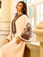 Robe longue marocaine pour un style chic et décontracté