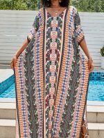 Djellaba femme Samira Al Atlas en tissu léger et élégant