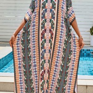 Djellaba femme Samira Al Atlas en tissu léger et élégant