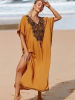 Djellaba beige inspirée des plages d'Agadir