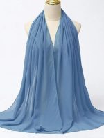 Hijab Bleu Lucao élégant pour un style raffiné