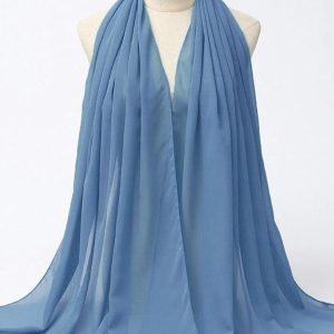 Hijab Bleu Lucao élégant pour un style raffiné