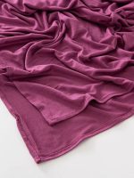 Hijab jersey coton fuchsia élégant et confortable