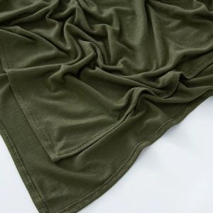 Hijab jersey coton couleur olive