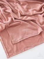 Hijab jersey coton rose poudré