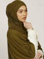 Hijab Olive, style élégant et confortable