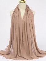 Hijab Rose Douceur en tissu léger et doux
