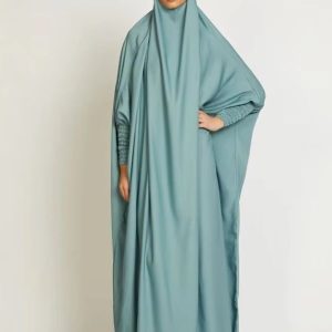 Jilbab 1 pièce Azur