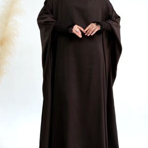 Jilbab café 1 pièce, style simple et moderne