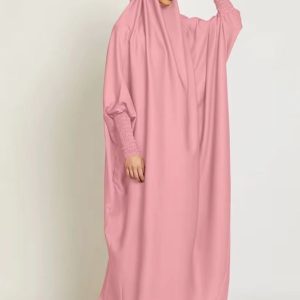 Jilbab 1 pièce couleur rose