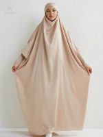 Jilbab beige chic, accessoire essentiel de mode