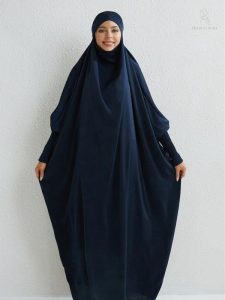 Jilbab femme en bleu, parfait pour toutes les occasions
