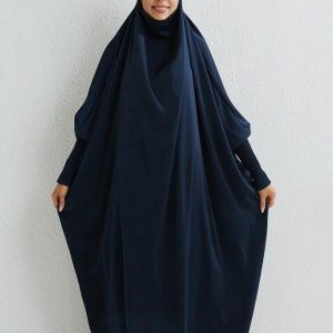 Jilbab femme en bleu, parfait pour toutes les occasions