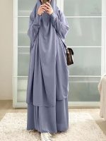 Jilbab Brume d'Argent de Samarcande