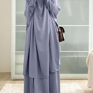 Jilbab Brume d'Argent de Samarcande