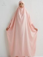 Jilbab Rose avec coupe ample