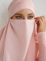 Jilbab en rose pour un style raffiné