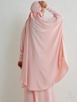 Jilbab confortable en rose pastel