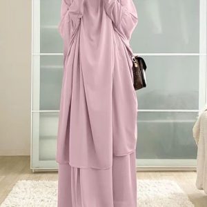 Jilbab Rose des Jardins d’Ispahan en teintes douces