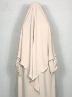Khimar Beige élégant pour un style moderne et raffiné