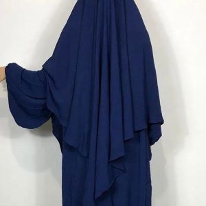 Khimar bleu marine