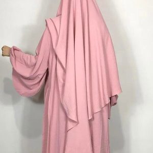 Khimar élégant "Rose" pour un look moderne et raffiné