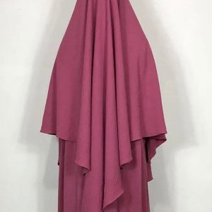 Khimar Violet élégant et léger pour un style moderne
