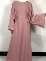 Robe abaya "Rose" élégante et raffinée