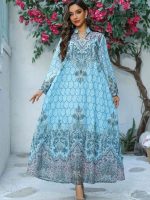 Robe djellaba marocaine Al-Misk élégante et traditionnelle