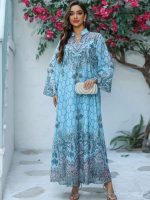 Djellaba Al-Misk avec motifs marocains raffinés