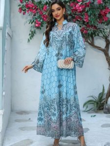 Style classique de la djellaba marocaine Al-Misk