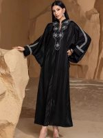 Robe djellaba marocaine Fadila, élégance traditionnelle