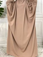 Robe Jilbab Khaki élégante et moderne