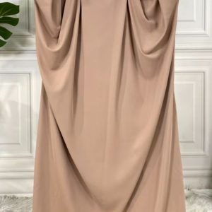 Robe Jilbab Khaki élégante et moderne