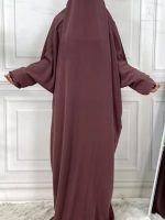 Robe Jilbab Violette élégante et moderne