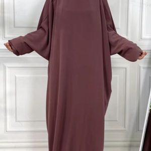 Robe Jilbab Violette élégante et moderne